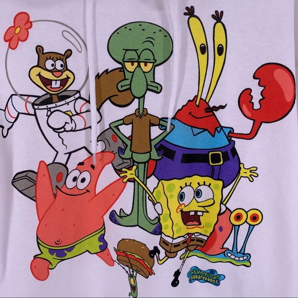 Spongebob Nickelodeon Hoodie Sweatshirt Women’s Sz L new without tags - Picture 2 of 9